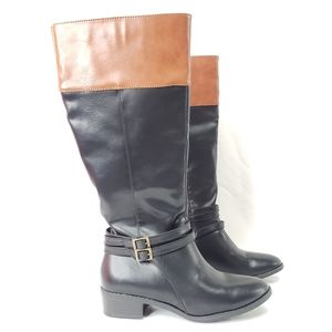 Kohls Tall Riding Boots Black and Brown